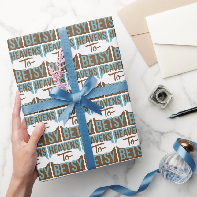 Papel De Presente Céus A Betsy (Presentear)
