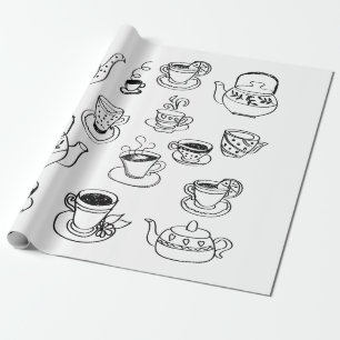 Papel De Presente Chá