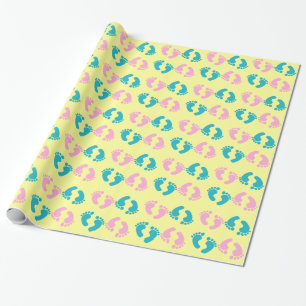 Papel De Presente Chá de Bebê Adorável
