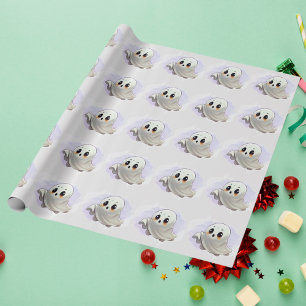 Papel De Presente Chá de bebê Boo tema de Halloween Festa fofa