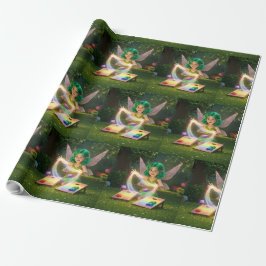 Papel De Presente Chá de Bebê da Fada Bonitinha