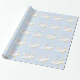 Papel De Presente Chá de Bebê Lua Doce