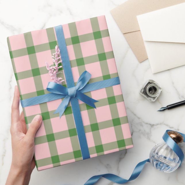 Papel De Presente Chá de Bebê Padrão de Morango  (Presentear)