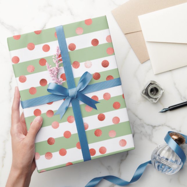 Papel De Presente Chá de Bebê Padrão de Morango  (Presentear)