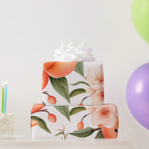 Papel De Presente Chá de Bebê Peach Fuzz