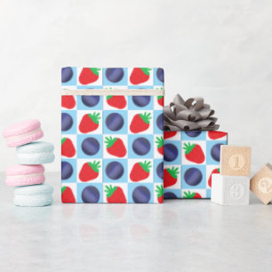 Papel De Presente Chá de fraldas Berry Sweet