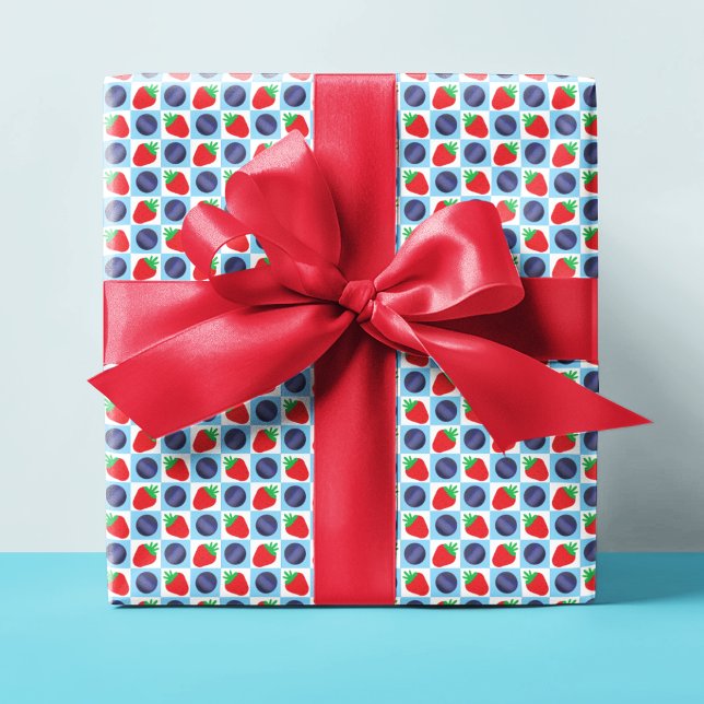 Papel De Presente Chá de fraldas Berry Sweet (Criador carregado)