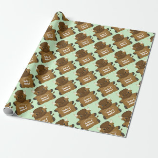 Papel De Presente Chá de fraldas Bison Buffalo