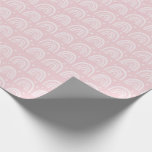 Papel De Presente Chá de fraldas Bonito e giro rosa<br><div class="desc">Bonito papel de embrulhar cinza-arco-íris rosa. Este artigo pode ser usado para aniversário,  bebê ou chá de panela. Tão bonito.</div>