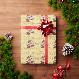 Papel De Presente Chá de Natal!