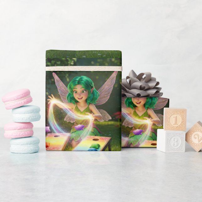 Papel De Presente Chá de Noiva Fada Fofo (Chá de bebê)