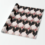 Papel De Presente Chá de panela de Noiva Afro-Americana Wrap<br><div class="desc">Embraiamento do Chá de panela de Noiva Afro-Americano</div>