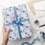 Papel De Presente Chá de panela Floral de Lavanda Roxa<br><div class="desc">Chá de panela Floral de Lavanda Roxa</div>