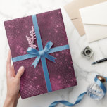 Papel De Presente Chá de panela Romântico Brilhante Glitzy<br><div class="desc">Chá de panela Romântico Brilhante Glitzy</div>
