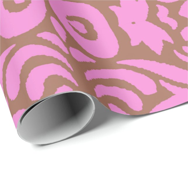 Papel De Presente Chá Rosa (Ponta do rolo)