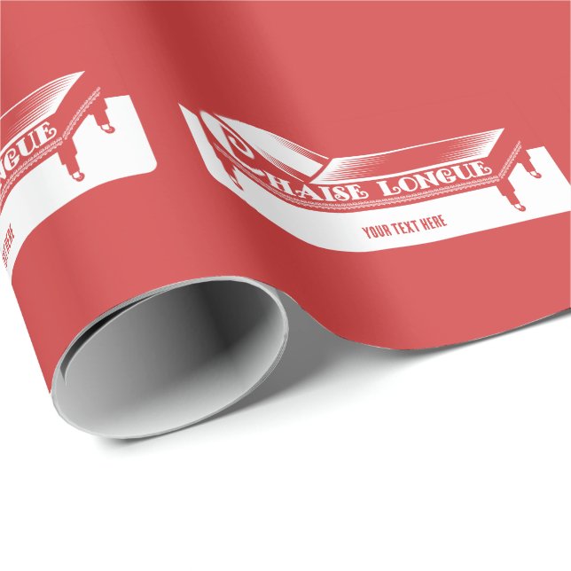 Papel De Presente Chaise Longue (Ponta do rolo)