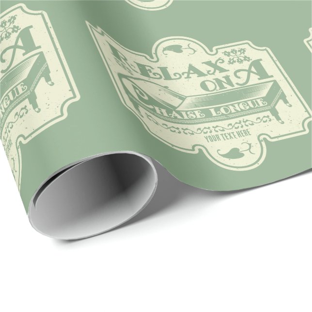 Papel De Presente Chaise Longue (Ponta do rolo)