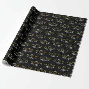Papel De Presente Chame Ela de Doutora Nome da Graduada Formatura Pr
