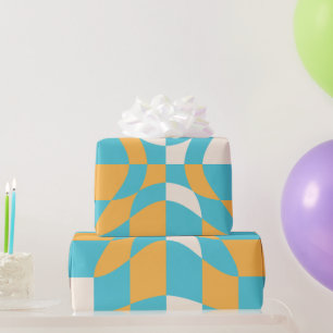 Papel De Presente Chaminé-chupa-chato Groovy Daisy Floral, Wrappin Y