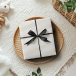 Papel De Presente Champanhe e Branco - Largura Horizontal<br><div class="desc">Champanhe de Pastel e papel de enrolamento horizontal em branco</div>