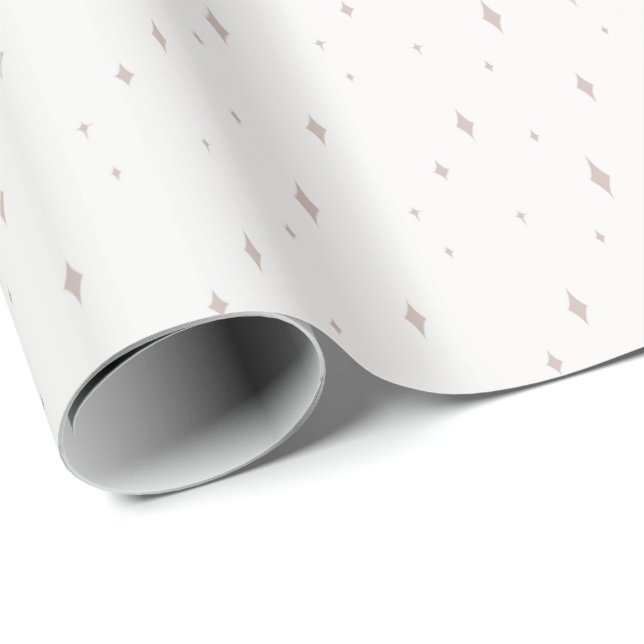 Papel De Presente Champanhe, Tropical Romance Gift Wrap Roll (Ponta do rolo)