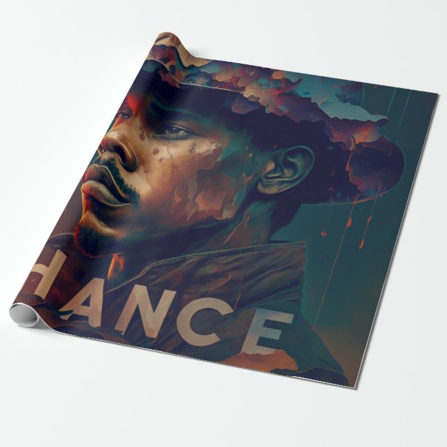 Papel De Presente Chance (Desenrolado)