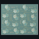 Papel De Presente Chanukah Giftwrap Milagre Aconteceu Lá Turquesa<br><div class="desc">O Vamos "Um Milagre do Excelente Aconteceu Lá/Turquesa", que escreveu em um Livro de Chanukah, começou com "Um Milagre do Excelente Aconteceu Lá" o mais novo presente para vestir seu presente Chanukah:) Escolha entre 4 estilos e 5 tamanhos de papel de embrulho. Aproveite e obrigados para parar e comprar. Seu...</div>