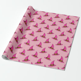 Papel De Presente Chapéu de Bruxa Rosa