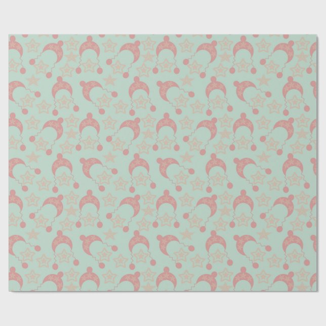 Papel De Presente chapéu de inverno cor de malva (Aberto)