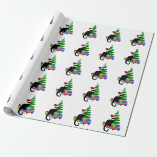 Papel De Presente Chapéu de Natal Le Chat Noir Natal