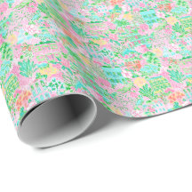 Charleston Pastel Preppy Padrão de Impressão de Pa