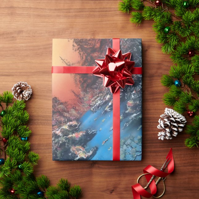 Papel De Presente Charme de Natal (Presente de Natal)