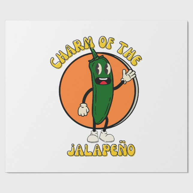 Papel De Presente Charme do Jalapeño (Aberto)