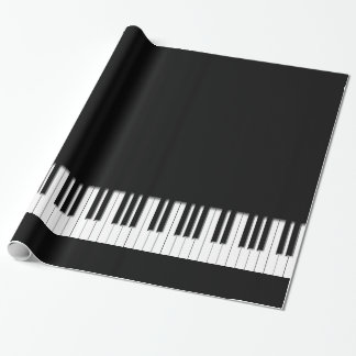 Papel De Presente Chaves de teclado do piano