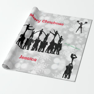 Papel De Presente Cheerleader "Feliz Natal"