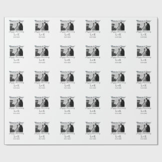 Papel De Presente Cheers to 10 Years happy anniversary add photo dat