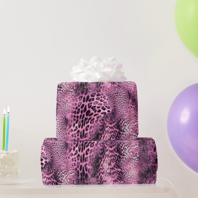 Papel De Presente Cheetah Skin Pattern Wrapping Paper (Presentes para festas)