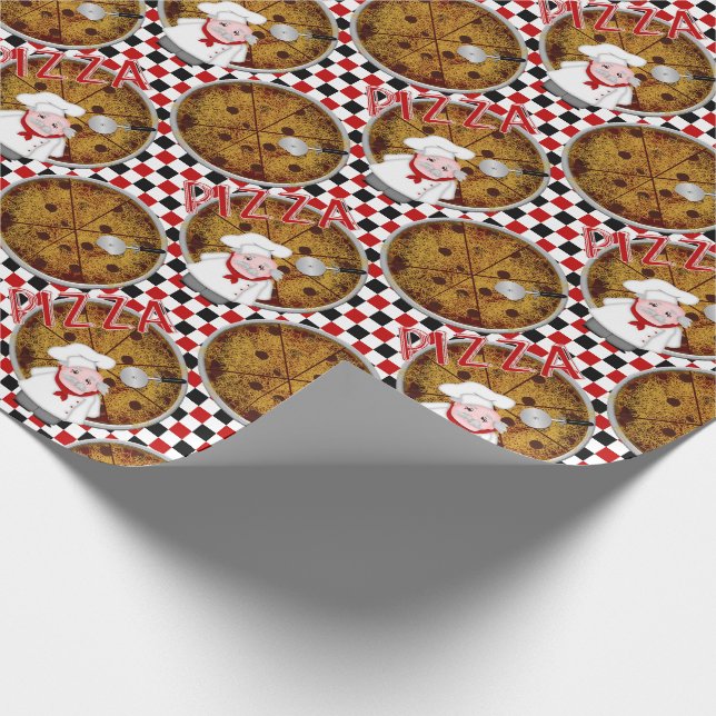 Papel De Presente Chef Italiano Pizza, Cheque o Wrap 01-Gift (Ponta)