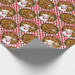 Papel De Presente Chef Italiano Pizza, Cheque o Wrap 02-Gift
