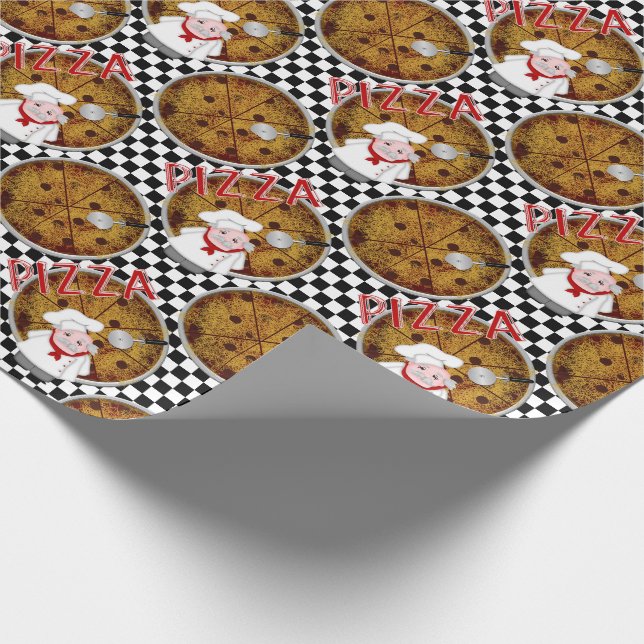 Papel De Presente Chef Italiano Pizza, Cheque o Wrap 03-Gift (Ponta)