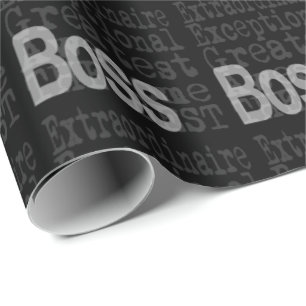 Papel De Presente Chefe Extraordinário
