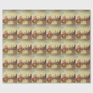 Papel De Presente Chegada de um Packet Boat por Joseph Turner