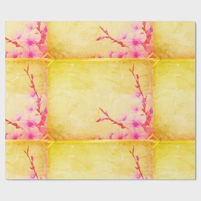 Papel De Presente Cherry Blossom (Aberto)