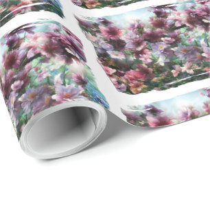 Papel De Presente Cherry Blossom Splash
