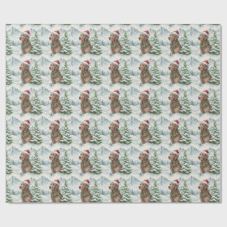 Papel De Presente Chesapeake Bay Retriever Natal