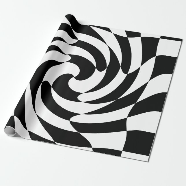Papel De Presente Chessboard (Desenrolado)