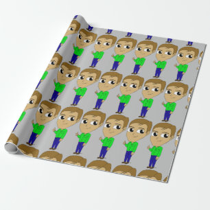 Papel De Presente chibi   
