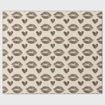 Chic Beige & Black Cheetah Print