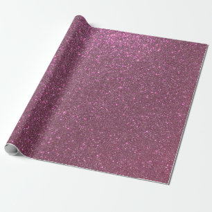 Papel De Presente Chic Elegant Plum Purple Spark Glitter