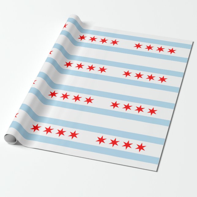 Papel De Presente Chicago (Desenrolado)